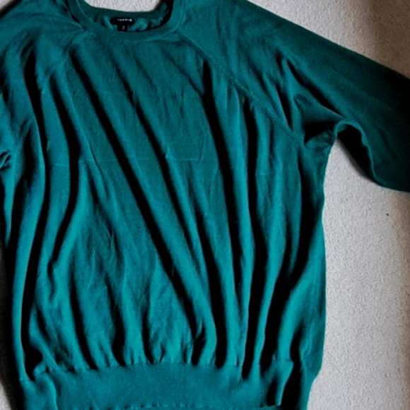 Emerald green sweater - Picture 4 of 5